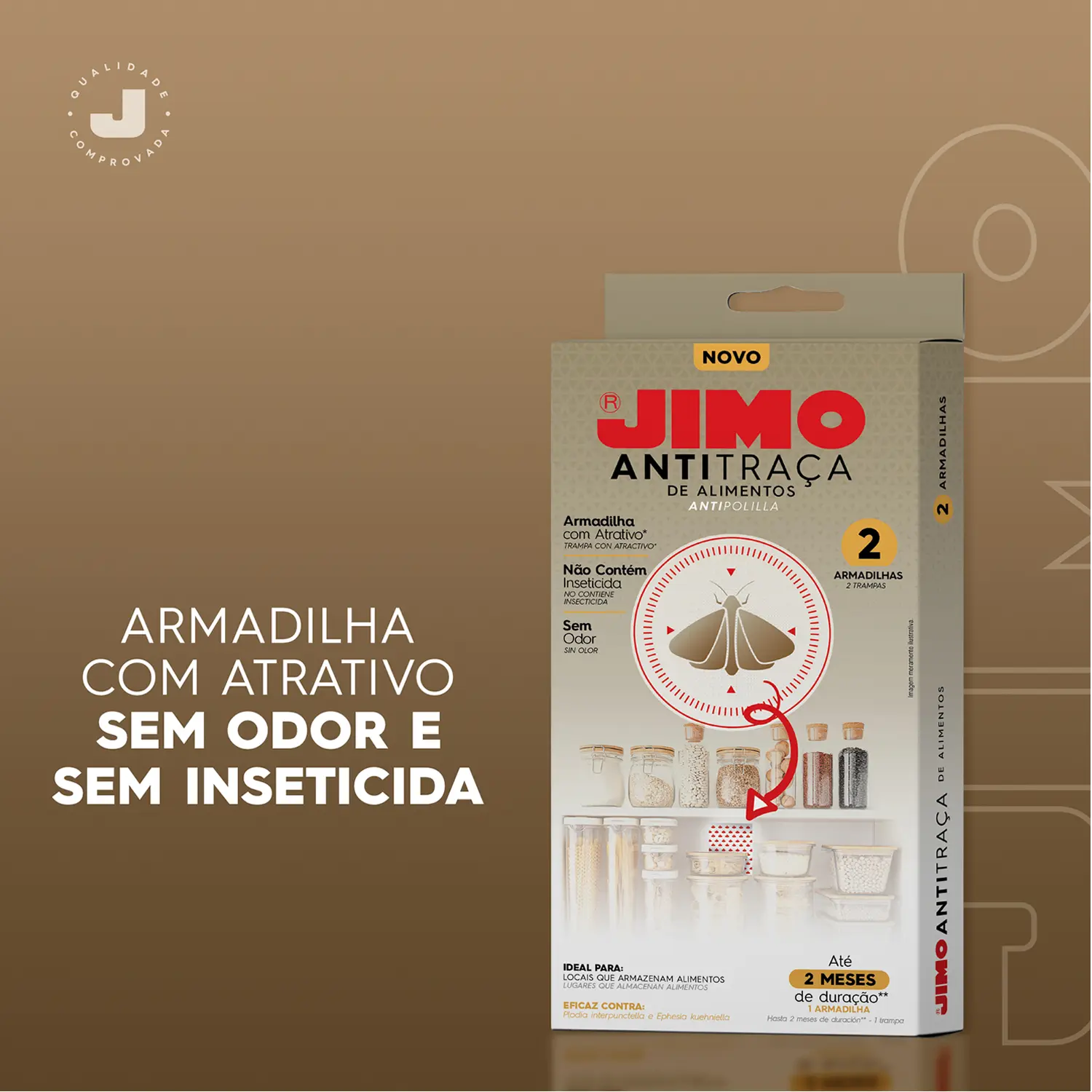 Jimo Antitraça de Alimentos com 2 Armadilhas